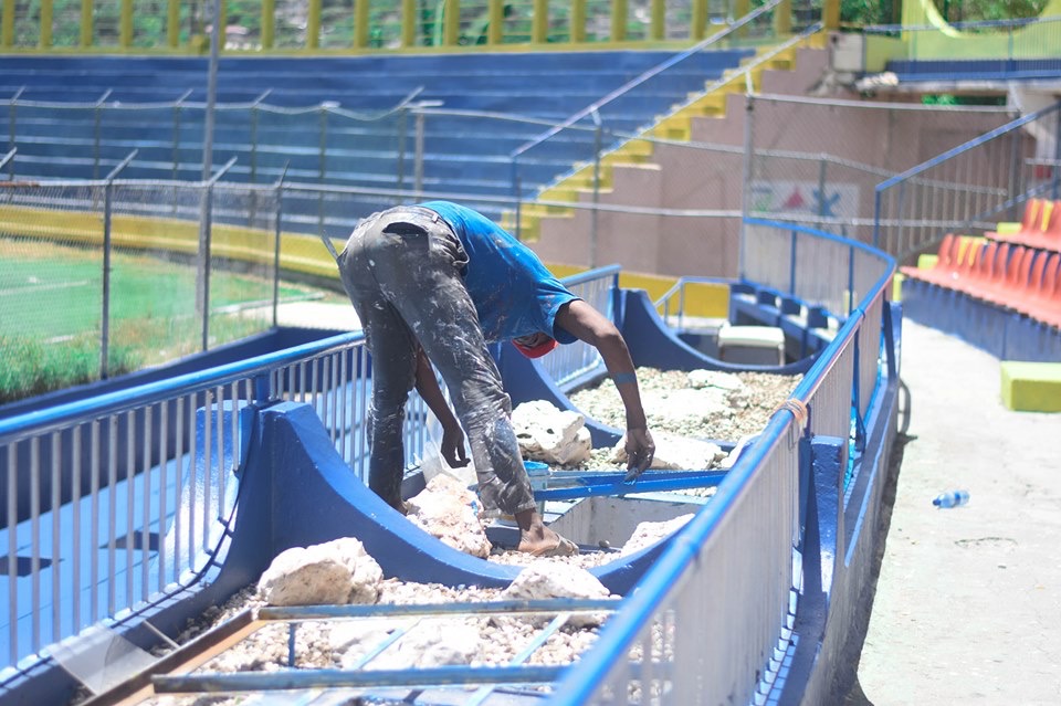 Des réparations au stade Sylvio Cator pour la Ligue des Nations de la CONCACAF