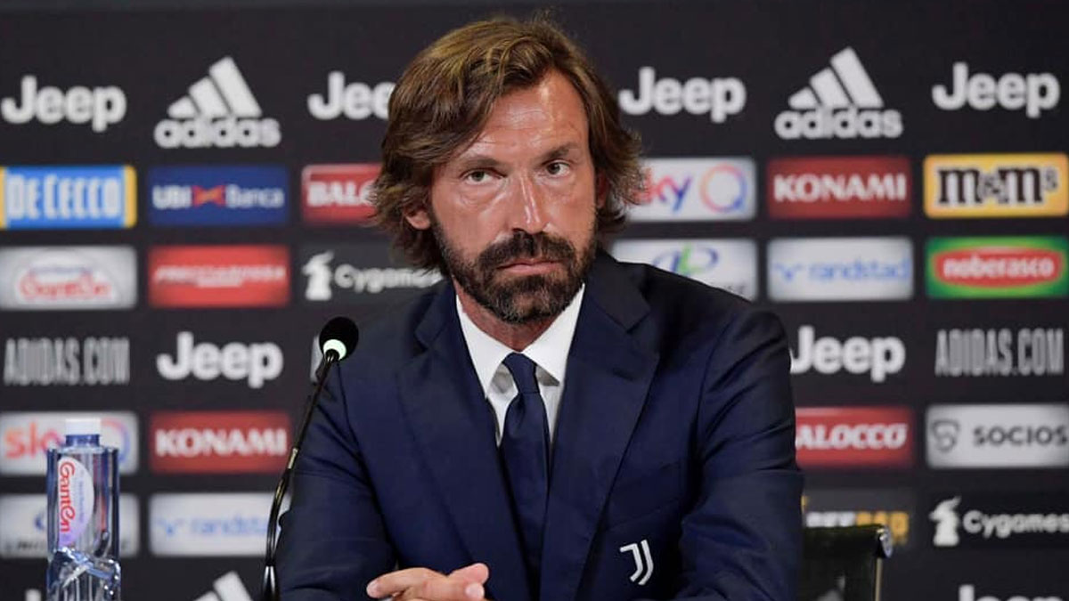 Andrea Pirlo, nouvel entraîneur de la Juventus de Turin