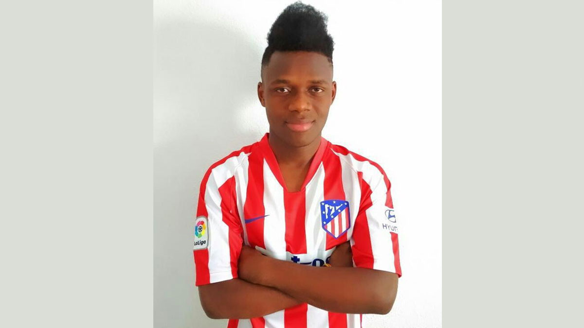 Jean Michel Ruben, jeune prodige haïtien, signe à l’Atlético de Madrid